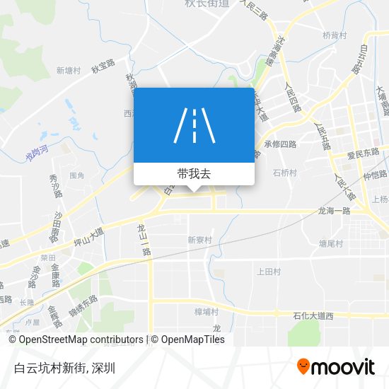 白云坑村新街地图