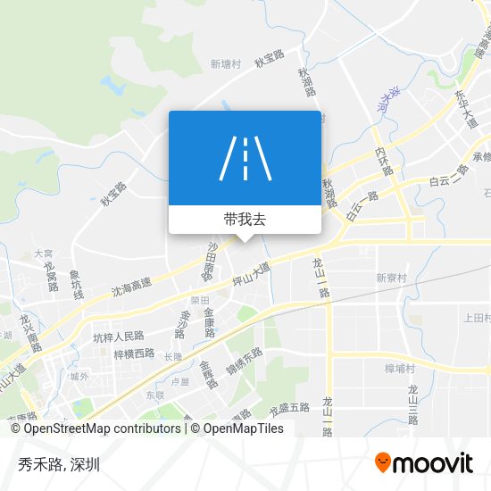 秀禾路地图