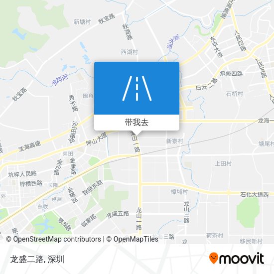 龙盛二路地图