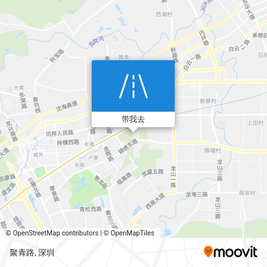 聚青路地图