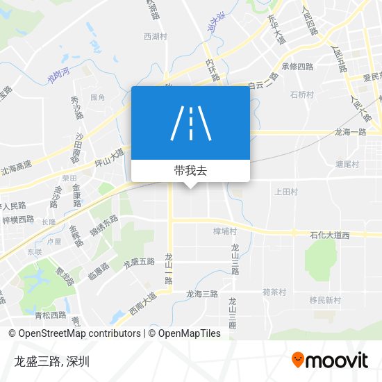 龙盛三路地图