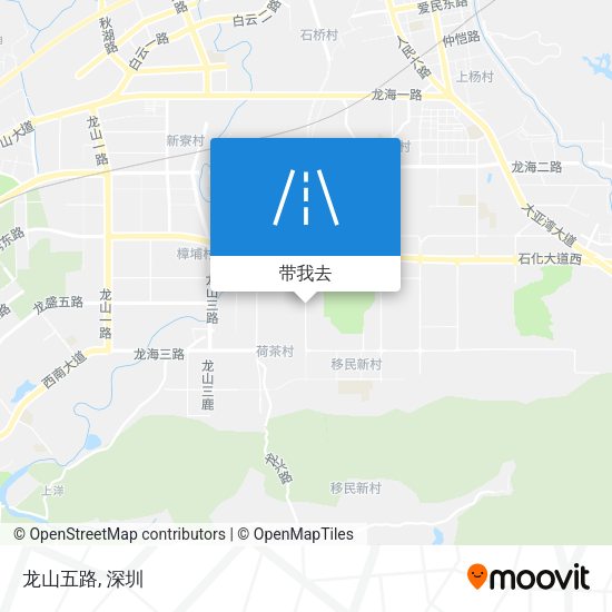 龙山五路地图