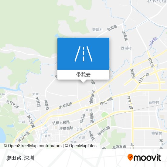 廖田路地图