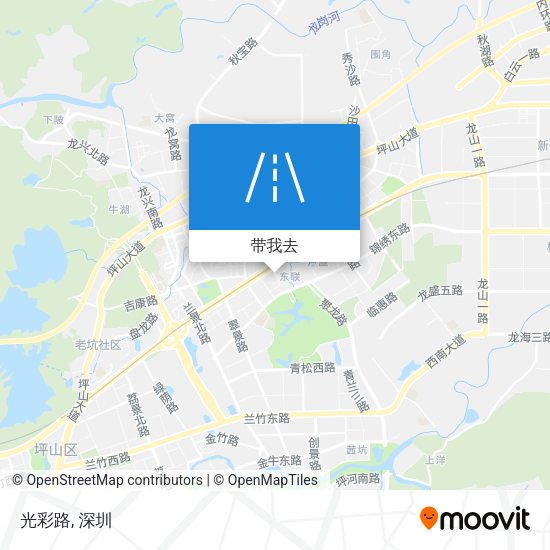 光彩路地图