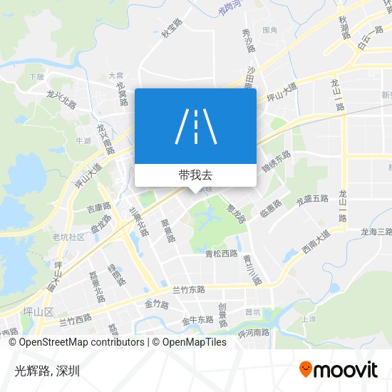 光辉路地图