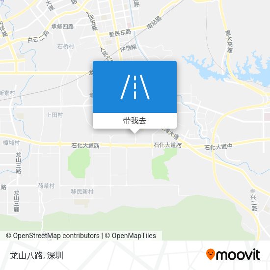 龙山八路地图