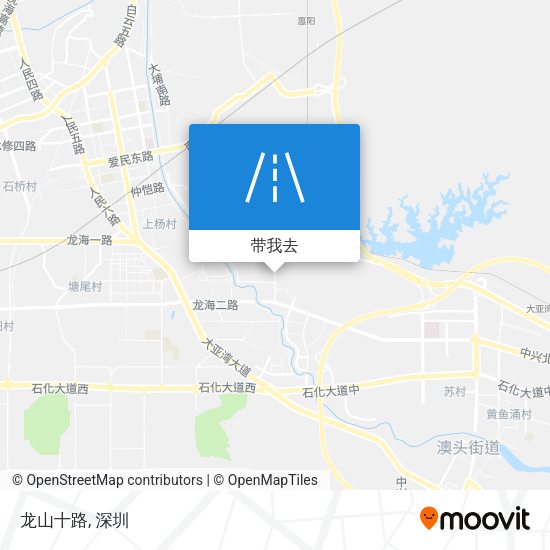 龙山十路地图
