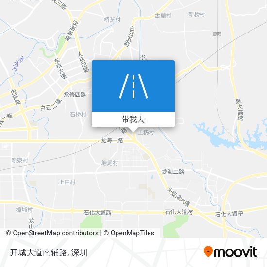 开城大道南辅路地图