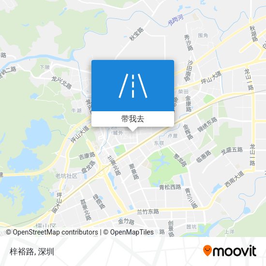 梓裕路地图