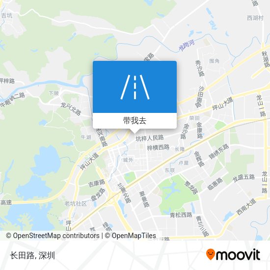 长田路地图