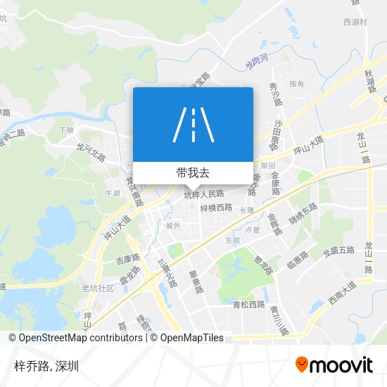 梓乔路地图