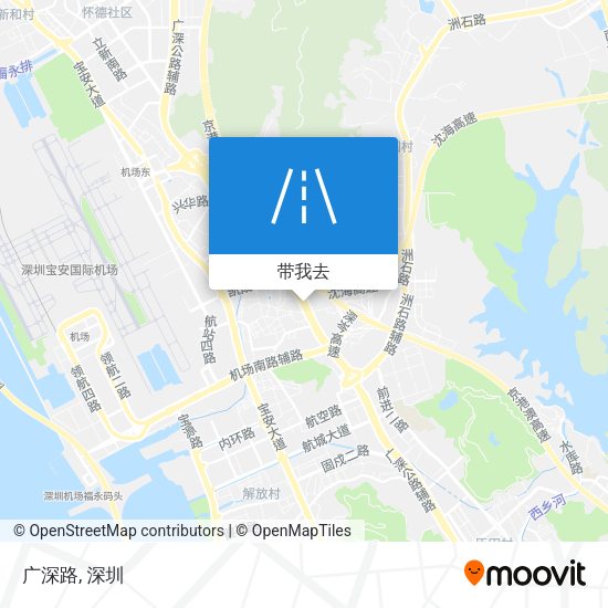 广深路地图