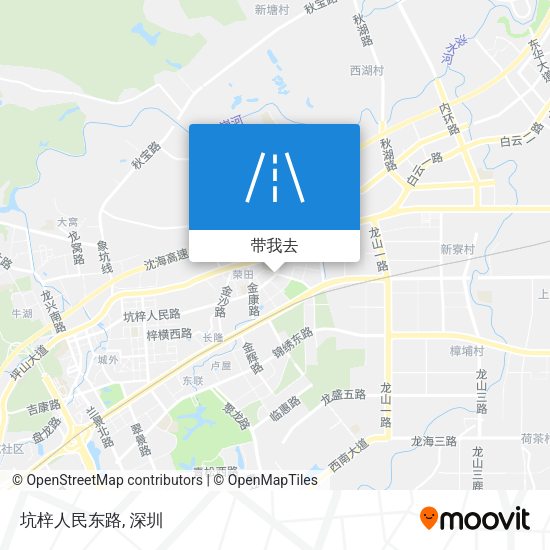 坑梓人民东路地图