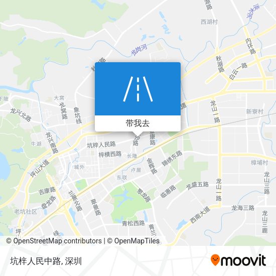 坑梓人民中路地图