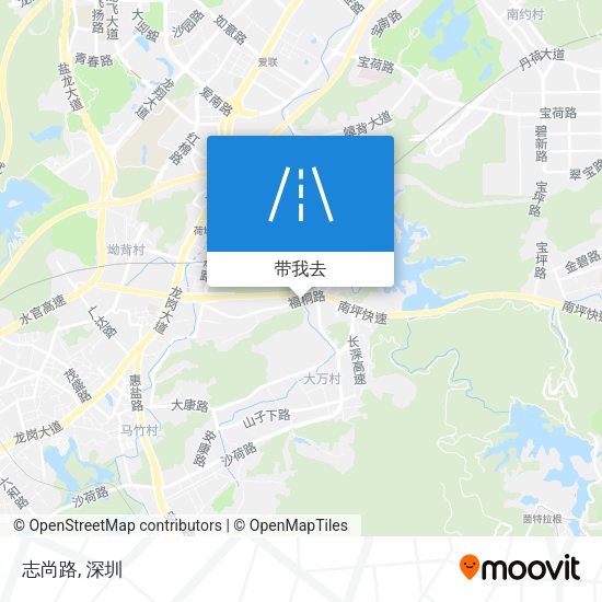 志尚路地图