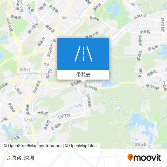 龙腾路地图