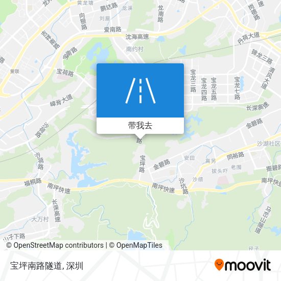 宝坪南路隧道地图