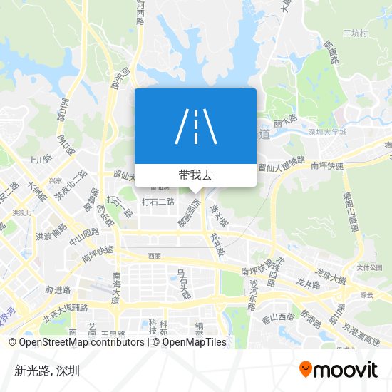 新光路地图