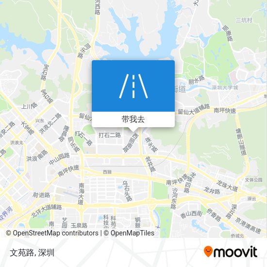 文苑路地图