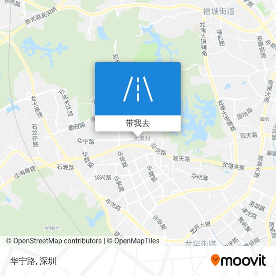 华宁路地图