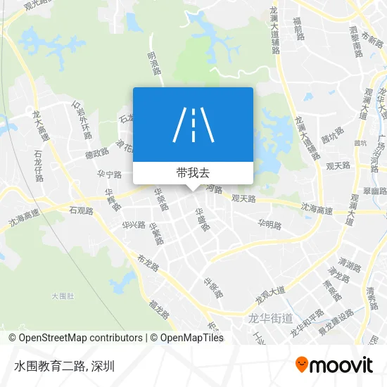 水围教育二路地图