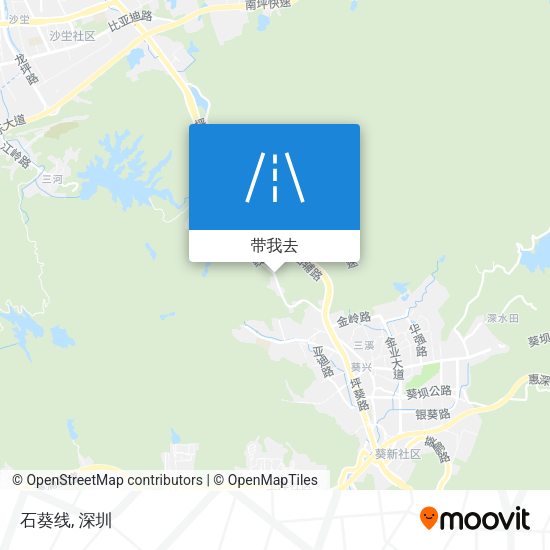 石葵线地图