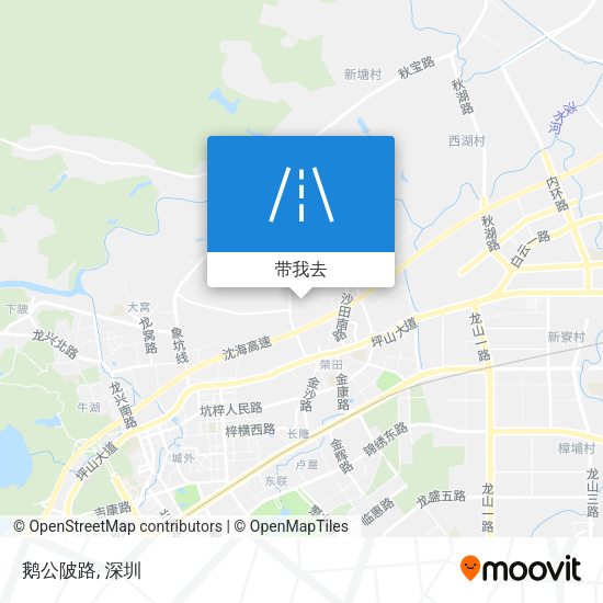鹅公陂路地图