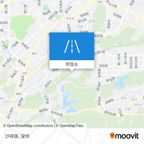 沙荷路地图