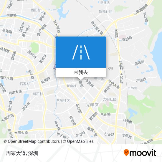 周家大道地图