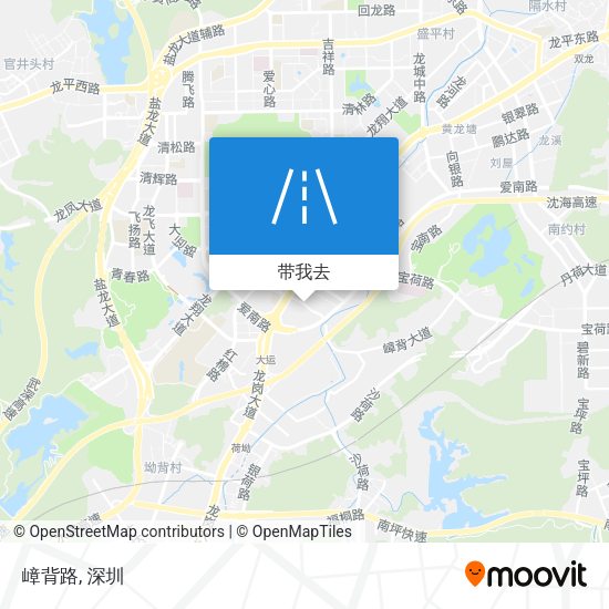 嶂背路地图