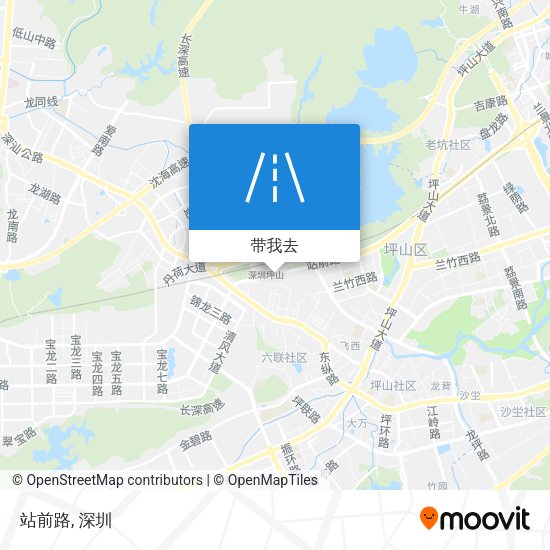 站前路地图