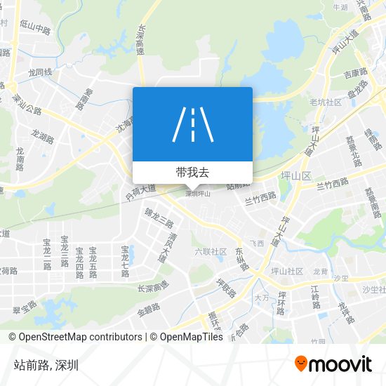 站前路地图