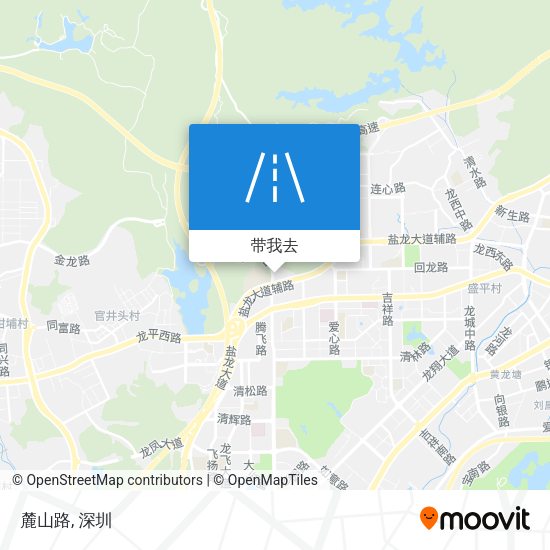 麓山路地图