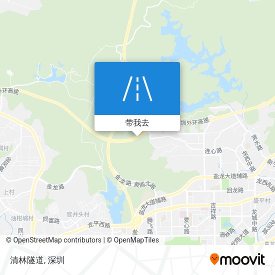 清林隧道地图