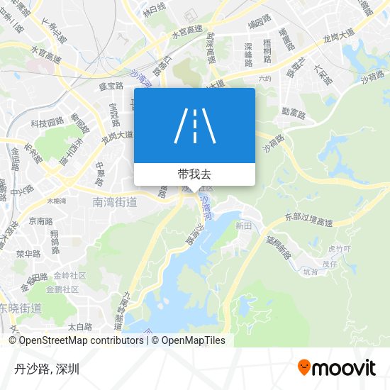 丹沙路地图