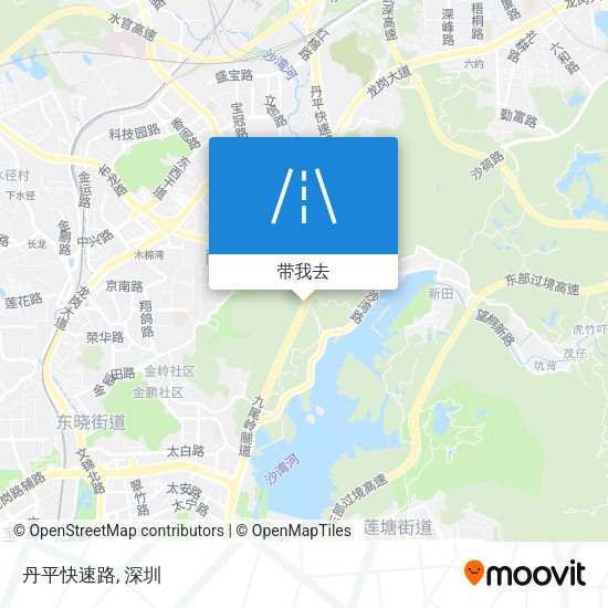 丹平快速路地图