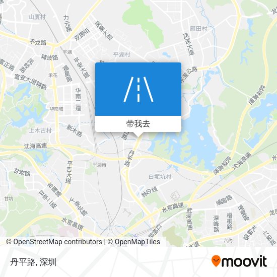 丹平路地图