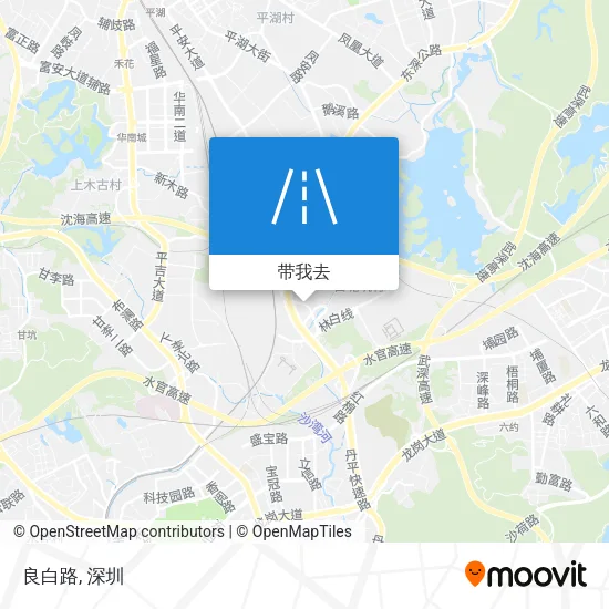 良白路地图