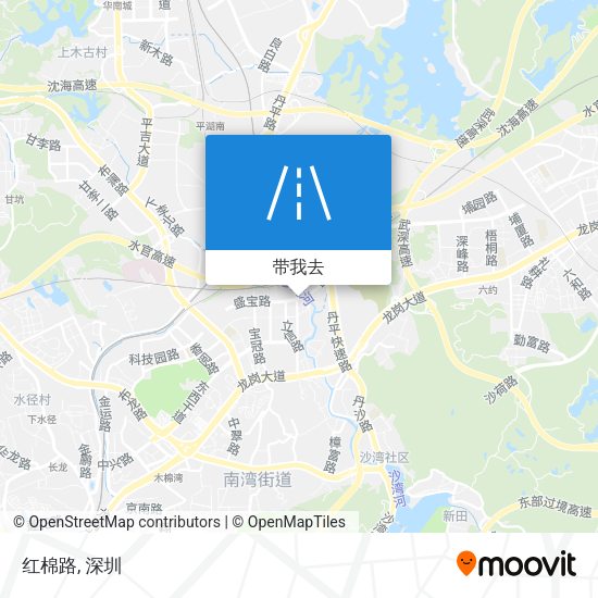 红棉路地图