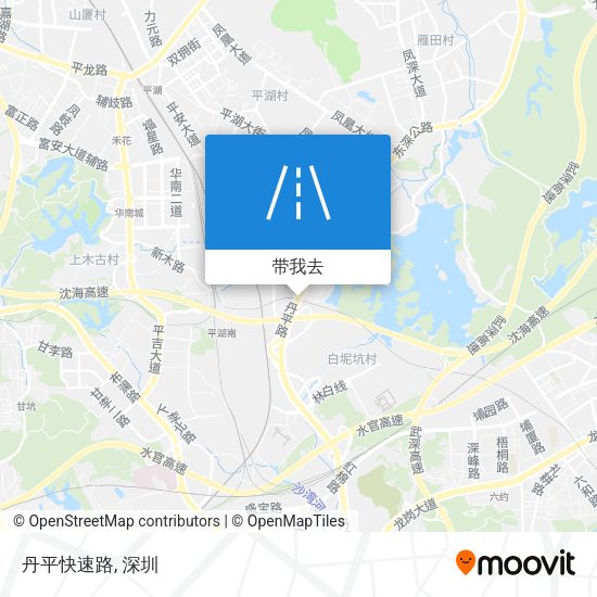丹平快速路地图