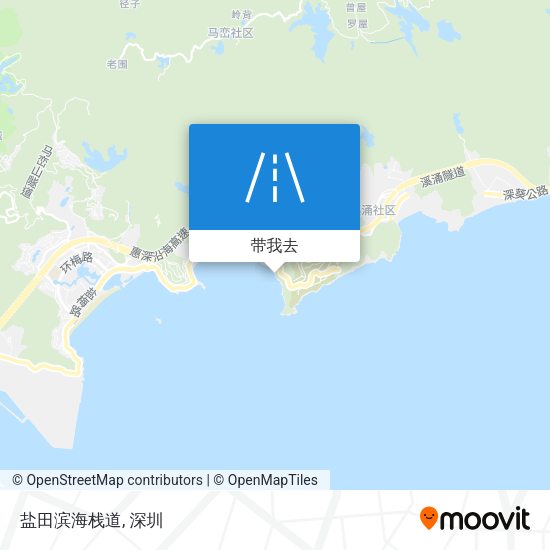 盐田滨海栈道地图