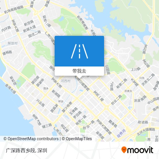 广深路西乡段地图