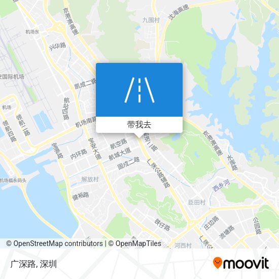 广深路地图