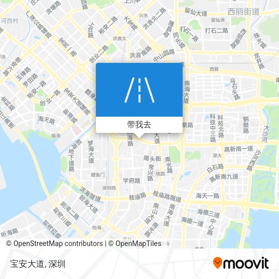 宝安大道地图