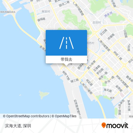 滨海大道地图
