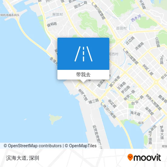 滨海大道地图