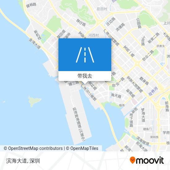 滨海大道地图
