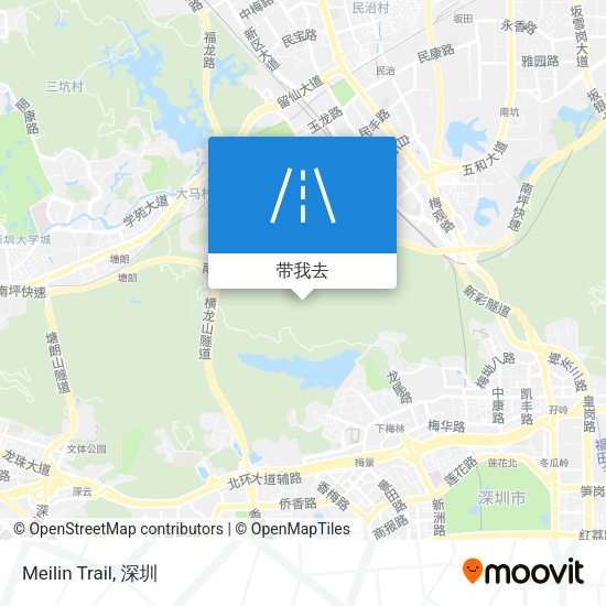Meilin Trail地图
