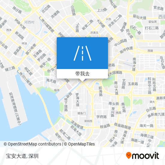 宝安大道地图
