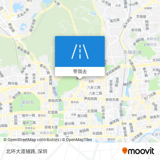 北环大道辅路地图